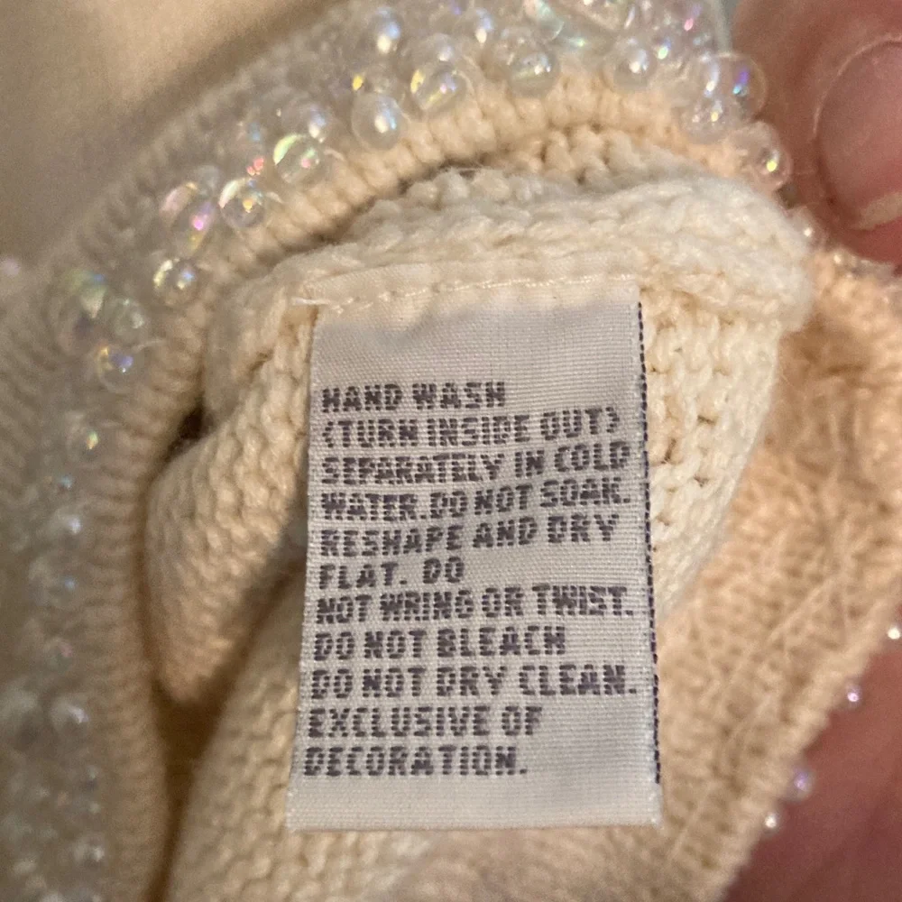 Lisa Nichols Elegant Cream Women's Blazer with Textured Details Size M - Picture 4 of 4